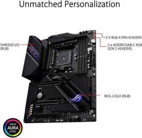 img 1 attached to 💻 ASUS ROG Crosshair VIII Dark Hero AM4 X570S Motherboard for Zen 3 Ryzen 5000 & 3rd Gen Ryzen (PCIe 4.0, 14+2 Ti Power Stages, PCH Heatsink, Wi-Fi 6, 2.5 Gbps LAN, USB 3.2 Gen 2 Type-C)