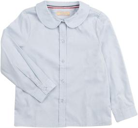 img 1 attached to Toddler Girls' Cotton Sleeve Uniform Clothing and Dresses by Leveret