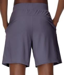 img 3 attached to Bermuda Athletic Pockets Drawstring Walking Sports & Fitness