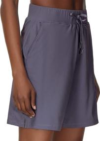 img 4 attached to Bermuda Athletic Pockets Drawstring Walking Sports & Fitness