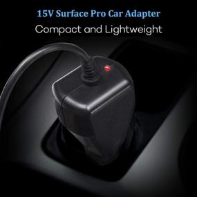 img 1 attached to 🔌 Surface Pro Car Charger Adapter 15V2.58A for Microsoft Surface Pro 3/4/5/6/7/X Tablet, Surface Book, Surface Go, Surface Laptop 【5.9FT】- Better for SEO