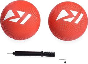 img 4 attached to 🥎 Premium Rukket Kickball Set: Bases, Plates, Ball & Foul Line Cones - Fun Game for Kids & Adults, Ideal for Playground & Backyard - Complete with Air Pump