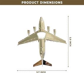 img 2 attached to 🍺 Bottle Opener - Magnetic Attachment to Refrigerator - Beer Opener - Heavy Duty Steel - C-17 Globemaster Airplane Design