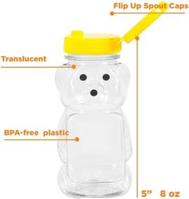 img 1 attached to 🟡 Yellow Flip Top Squeeze Bottle - Plastic