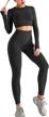 olchee womens workout outfit leggings sports & fitness for team sports logo