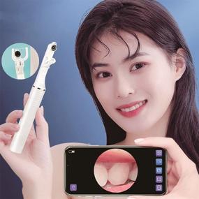 img 3 attached to 🦷 Miredor Smart Visual Dental Floss: WiFi Flosser Teeth Cleaner with Wireless Oral Dental Scaler, Camera & Intelligent App - 50pcs Replacement Floss (Pink)