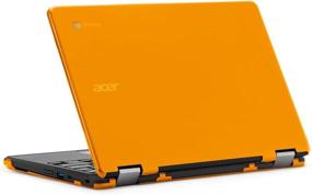 img 4 attached to 🧡 mCover iPearl Hard Case for Acer Chromebook Spin 11 R751T CP311 CP511 Series (11.6-inch, NOT Compatible with R11 CB5-132T / C738T, C720/C730/C740/CB3-111/CB3-131) Convertible Laptop - Orange