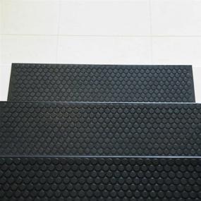 img 3 attached to 🛡️ Rubber-Cal Coin-Grip Non-Slip Rubber Tread Stair Mats (6 Pack) - Buy Now for Ultimate Safety and Style!