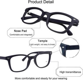 img 3 attached to 👓 Blue Light Blocking Glasses for Women/Men - Polarized Photochromic Sunglasses with Anti-Eyestrain Technology for Computer and TV Reading