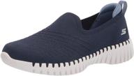 👟 skechers women's go walk smart mono mesh slip-on sneaker: the perfect blend of style and comfort logo