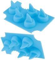 🦈 kasimo 2 pack novelty silicone shark fin mould - perfect for diy chocolate, jello, ice cubes & freezing fun! logo