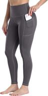 chrleisure waisted pockets control leggings sports & fitness in cycling logo