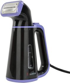 img 4 attached to 💜 Smartek Handheld Steamer for Clothes: Portable Garment Steamer in Black & Purple - Ideal for Travel