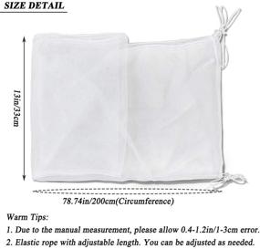 img 3 attached to 🐦 SYOOY Bird Cage Cover Seed Catcher - White: Universal Netting for Parrot and Parakeet Cages (Nylon Mesh Skirt, Guarantee Quality, Birdcage Not Included)