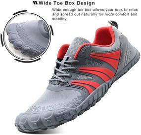 img 2 attached to Oranginer Barefoot Shoes Breathable Fingers Sports & Fitness