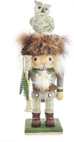 img 3 attached to Kurt S. Adler 15-inch Hollywood Woodsman with 🎅 White Owl Nutcracker – Unique Decorative Collectible for the Holidays