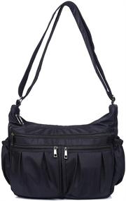 img 3 attached to Crossbody Shoulder Waterproof Handbags Black Updated Women's Handbags & Wallets