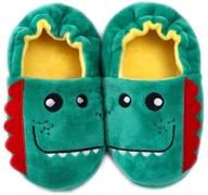 cute and comfortable cartoon animal toddler slippers - perfect boys' plush shoes for cozy feet logo