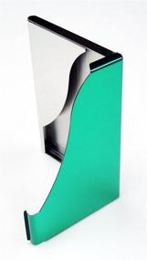 img 1 attached to Green Stainless Steel Curve Edge Business Card Holder Case