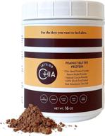 let's go chia peanut butter protein: plant-based powder with 5 ingredients, 8g fiber, keto-friendly, and low calorie logo