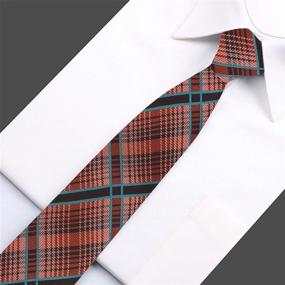 img 1 attached to 👔 Stylish Checkered Microfiber Boys' Neckties by Dan Smith: DAE7C15C Accessories