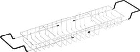 img 3 attached to Enhanced Wire Bathtub Caddy Tray by Amazon Basics