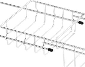 img 2 attached to Enhanced Wire Bathtub Caddy Tray by Amazon Basics