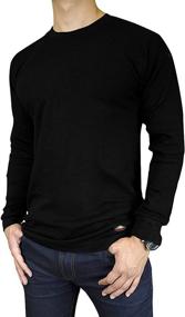 img 2 attached to 👕 Stay Warm and Stylish with Knocker Men's Mid Weight Thermal Long-Sleeve Top Shirt in Heather Grey