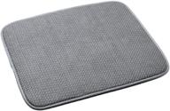 🧽 premium norpro microfiber dish drying mat - 18x16 inches, grey (359g) | long-lasting absorbent mat for kitchen dishes | pack of 1 logo