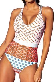 img 4 attached to 👙 CUPSHE Beautiful One Piece Swimsuit: Stylish Swimwear for Women's Clothing