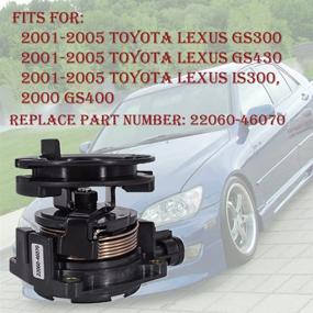 img 3 attached to Высококачественный датчик рычага дроссельного узла для Toyota Lexus 2001-2005 GS300 GS430 IS300 2000 GS400 - прямая замена 22060-46070 22060-46010 22060-50010.