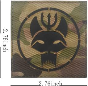 img 3 attached to Trident Infrared Reflective Military Patch