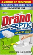 drano advanced septic treatment pouches logo