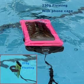 img 2 attached to 📱 PSHYX Waterproof Phone Pouch Floating - Universal, 7-inch Dry Bag for iPhone/SAM/Google/LG & More