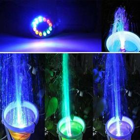 img 2 attached to Touker Fountain Pump with LED Lights - Ultra-Quiet Submersible 🌊 Water Pump for Indoor Fountains, Fish Tanks, Ponds, and Bird Baths