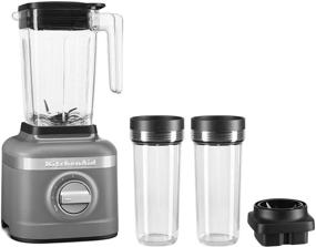 img 4 attached to Versatile KitchenAid K150 Blender: Matte Charcoal Gray, 48 oz Capacity