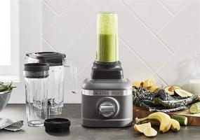 img 2 attached to Versatile KitchenAid K150 Blender: Matte Charcoal Gray, 48 oz Capacity