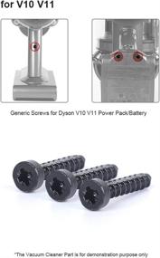 img 3 attached to 🔩 Universal Screws for Dyson V6 V7 V8 V10 V11 Vacuum Cleaner Power Pack/Battery SV09 SV10 SV11 SV12 SV14