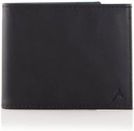 mule leather lookout wallet black men's accessories logo