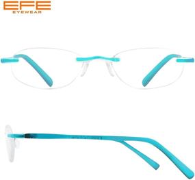 img 3 attached to 👓 EFE Reading Glasses: 3 Pack Mix Color Blue Light Blocking Eyeglasses for Women - Lightweight Anti-Eyestrain Protection