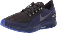 nike pegasus shield running black men's shoes logo