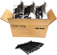 💈 bulk pack of 100 twin blade black disposable razors - ideal for professional salon or home use logo