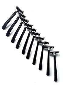 img 2 attached to 💈 Bulk Pack of 100 Twin Blade Black Disposable Razors - Ideal for Professional Salon or Home Use