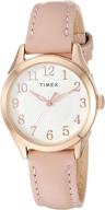 timex womens briarwood analog leather women's watches logo