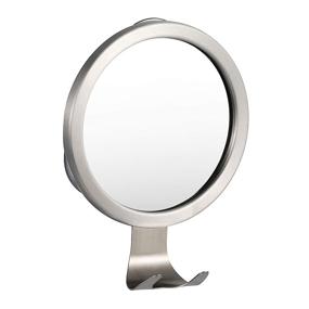 img 4 attached to 🚿 Ettori Fogless Shower Mirror with Razor Holder - Powerful Suction for Optimal Shaving Experience