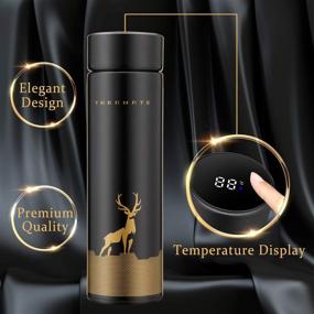 img 3 attached to ☕ THERMATE Smart Flask: Vacuum Insulated Temperature Display Stainless Steel Mug - Perfect for Coffee, Tea, and More!