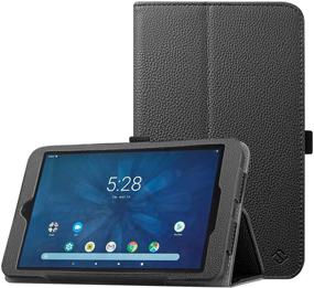 img 4 attached to 📱 Fintie Case for Onn. 8" Tablet 2020 & 2019, Premium Vegan Leather Folio Protective Stand Cover