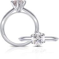 doveggs platinum plated moissanite engagement women's jewelry logo