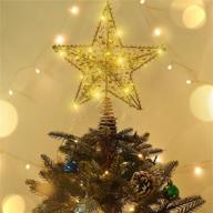 christmas glittered lighted postcard decoration logo