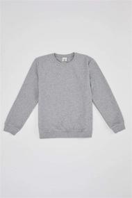 img 1 attached to 👕 DeFacto Young Fashion Jumper S0744A6: Trendy Boys' Sweater Collection